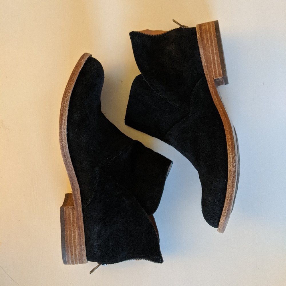 Kork-Ease Ryder Black Suede Bootie